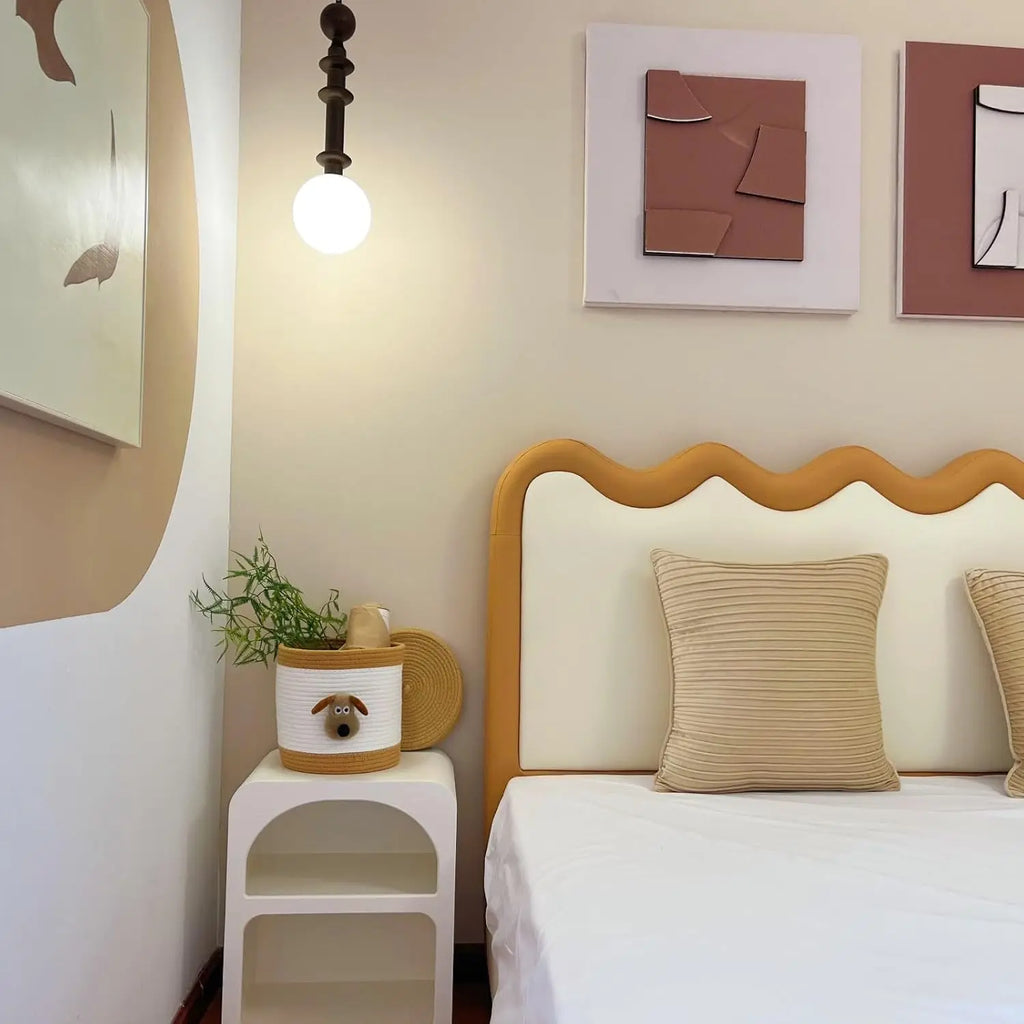 Adorable Dog-Themed Cotton Rope Storage Basket with Lid