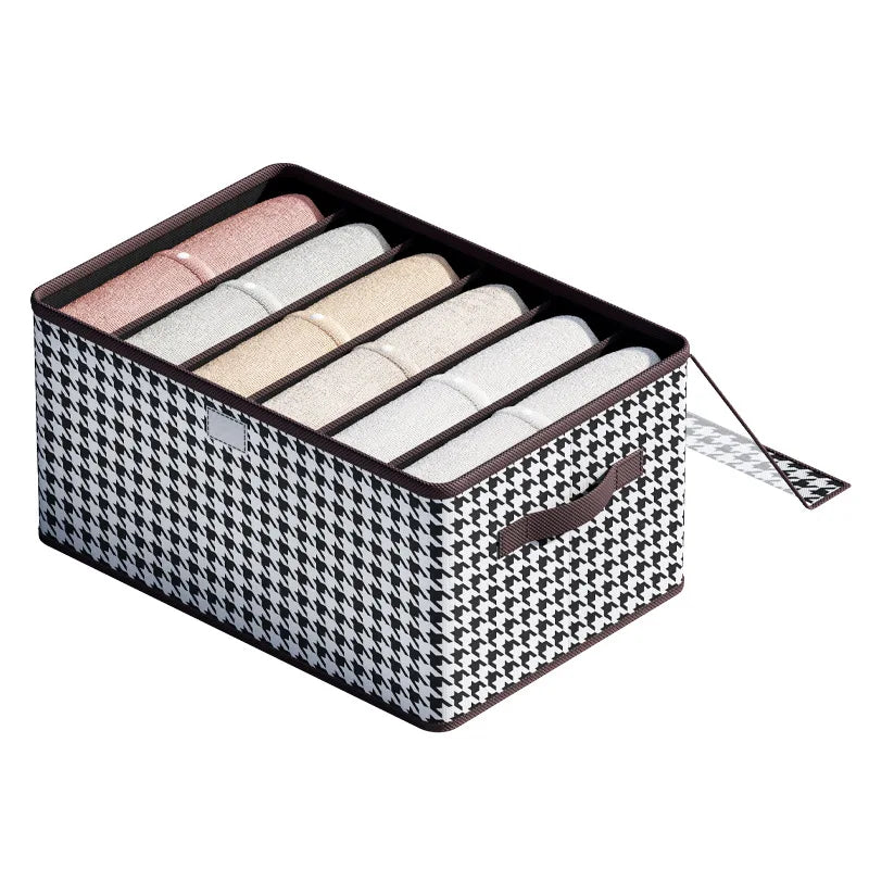 Multi-Grid Foldable Wardrobe Organizer