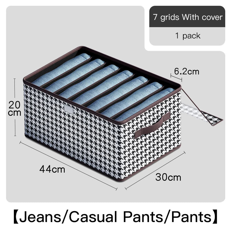 Multi-Grid Foldable Wardrobe Organizer