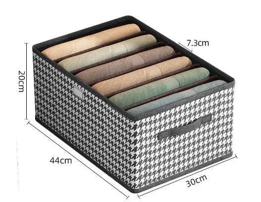 Multi-Grid Foldable Wardrobe Organizer