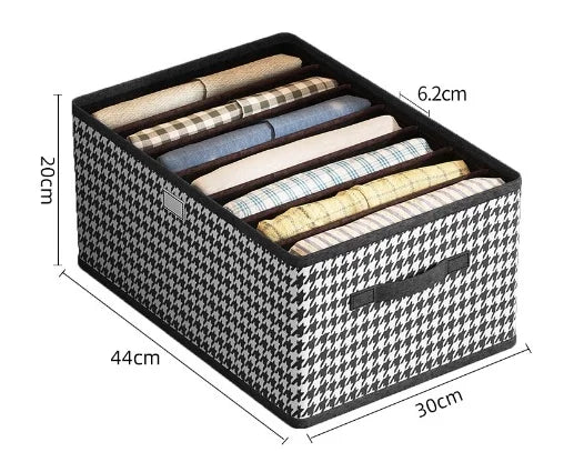 Multi-Grid Foldable Wardrobe Organizer